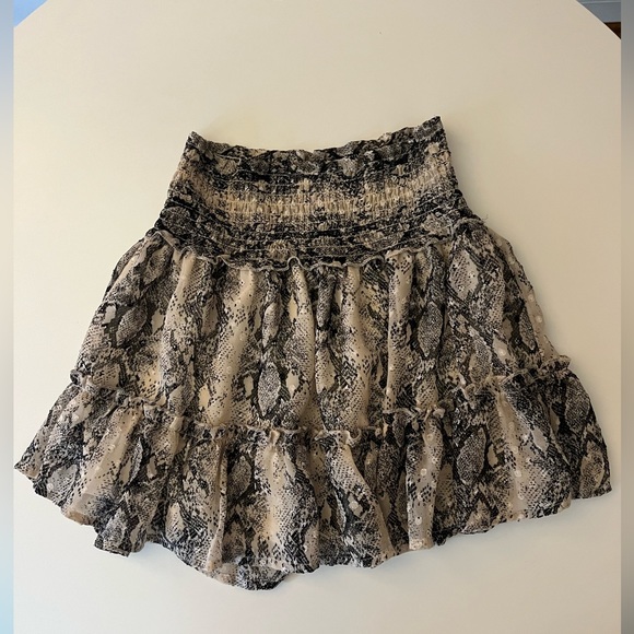 altar’d state snakeskin print skirt, size XS - Picture 6 of 8